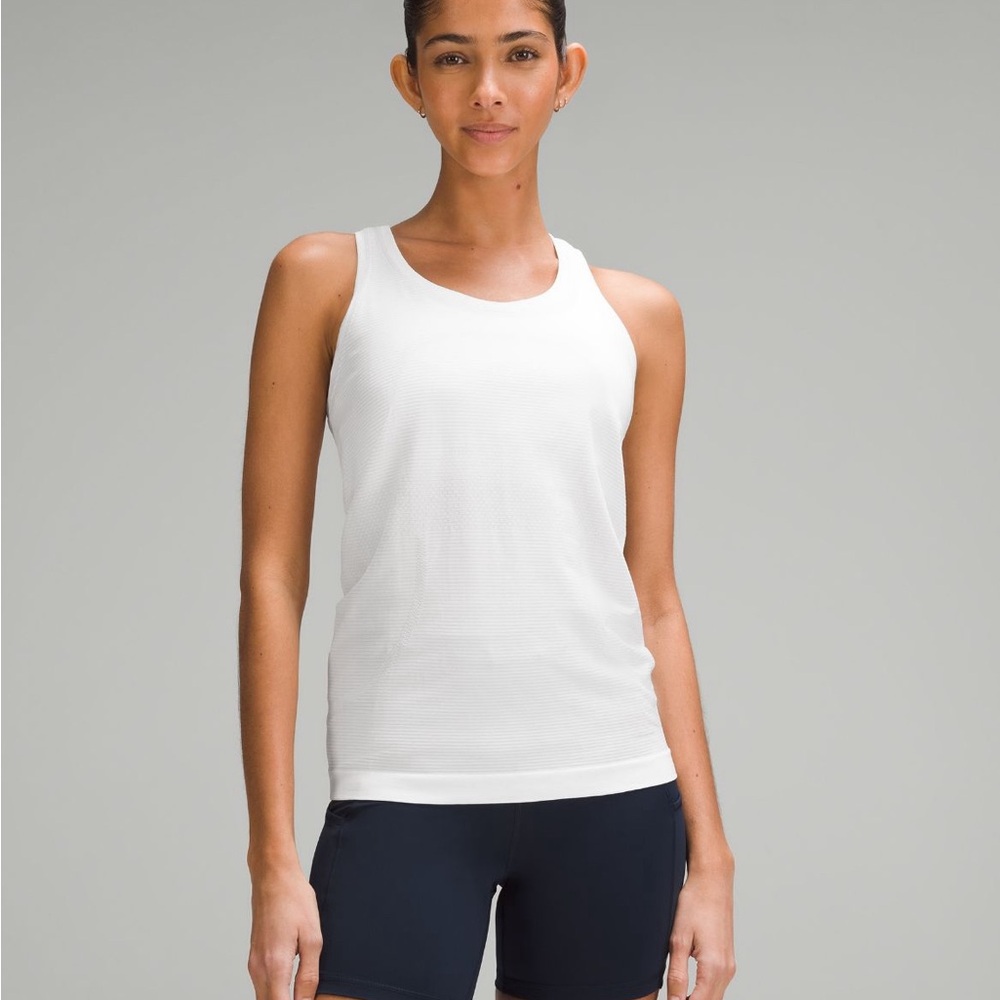 White Lululemon tank top!